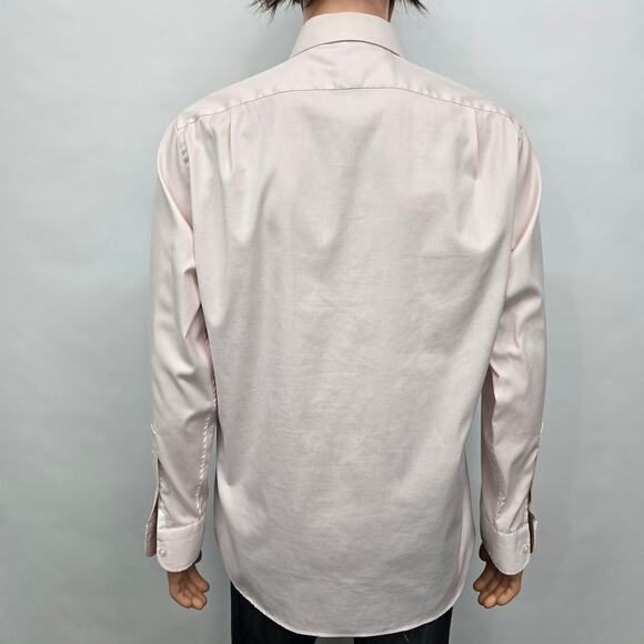 J. Crew Ludlow Dress Shirt Slim Fit Men 16 - 34 Stretch Light pink Long Sleeve - Picture 10 of 13